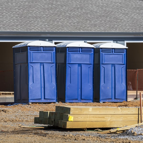 what is the maximum capacity for a single portable toilet in Rockcreek